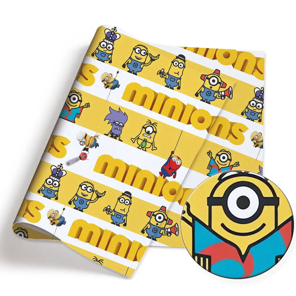 Minions Cotton Fabric – Cartoon Textile for DIY Sewing & Crafts - Image 9
