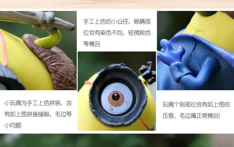 6-8Pcs/Set Kawaii Minions Figurines Toys - Image 16