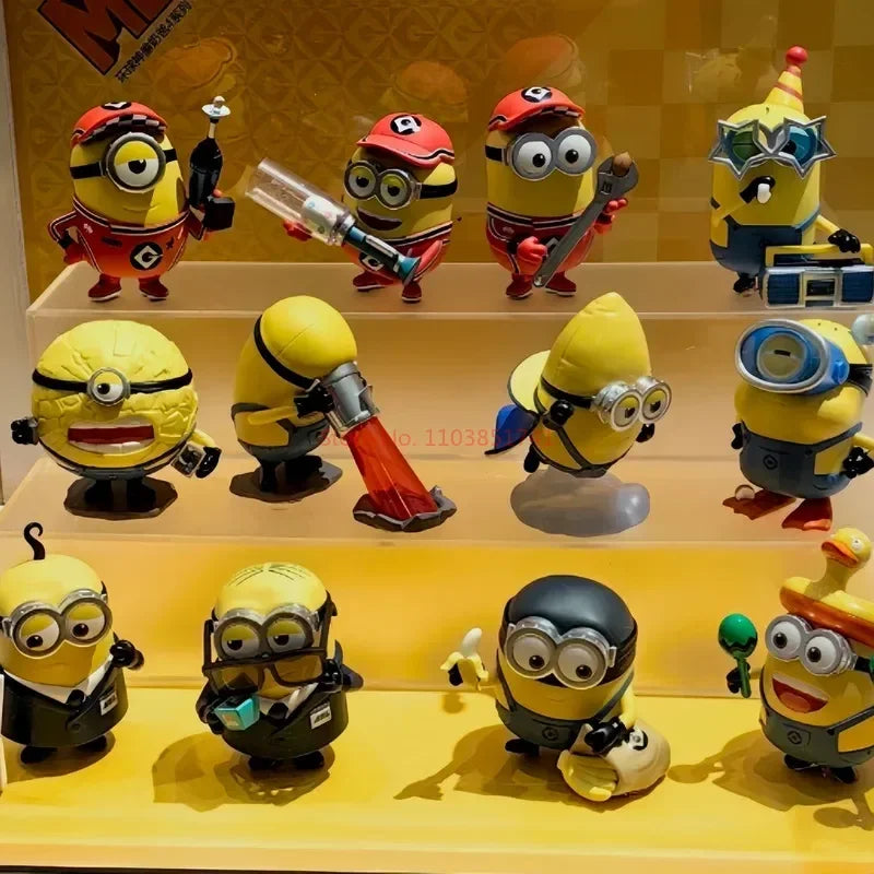 Miniso Minions Action Figures – Despicable Me 4 Kawaii PVC Dolls - Image 15