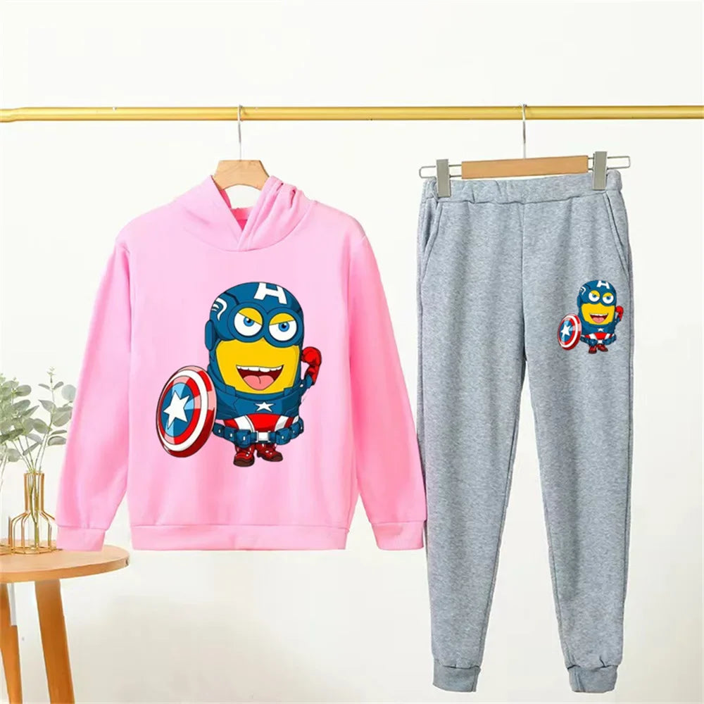 Minions Kids Hoodie Tracksuit Set (Ages 2–14) - Image 6