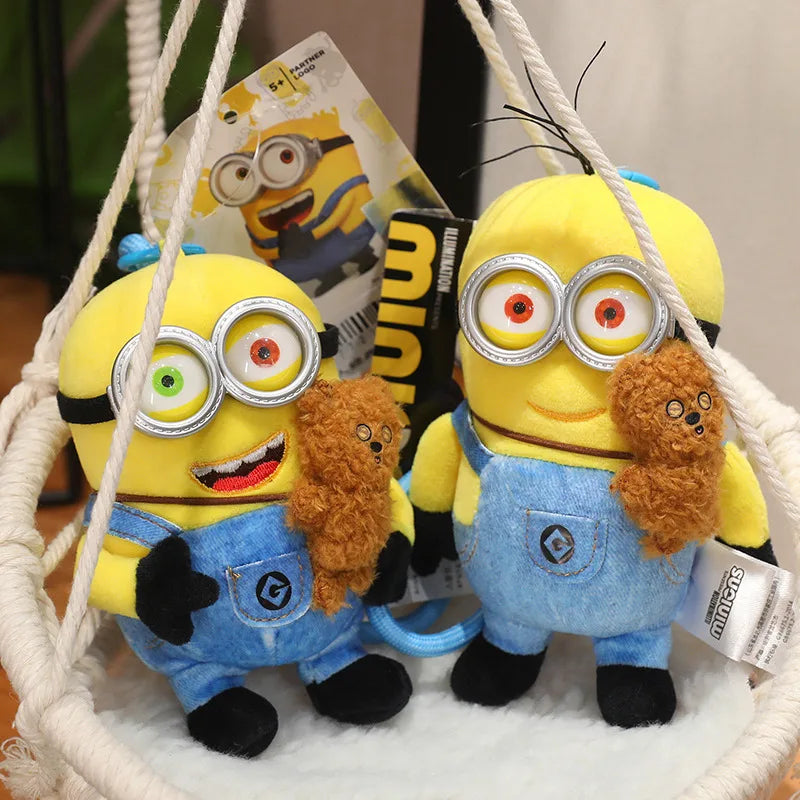 21cm Minions Despicable Me Plush Keychain - Image 6