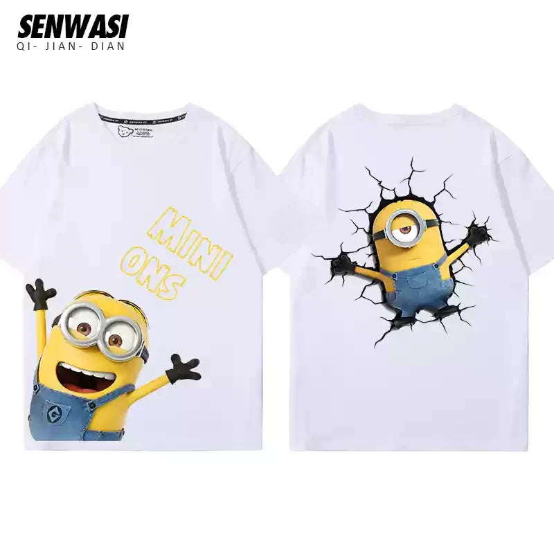 Despicable Me Minions Couple T-Shirt – Summer Cotton Edition - Image 2
