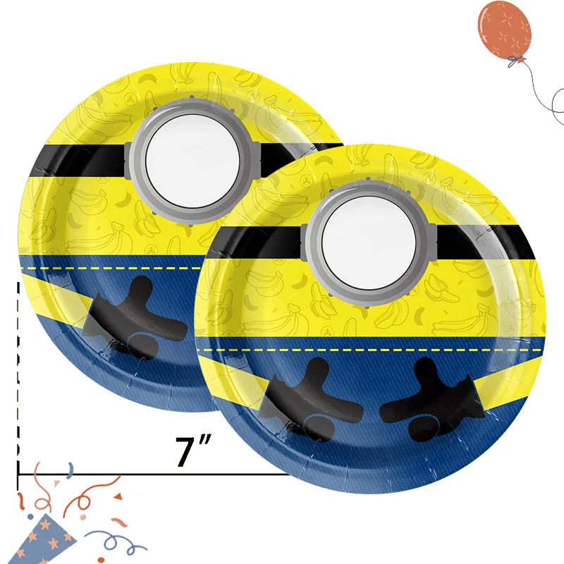 Minions Theme Kid Birthday Party Decoration Supplies - Image 18