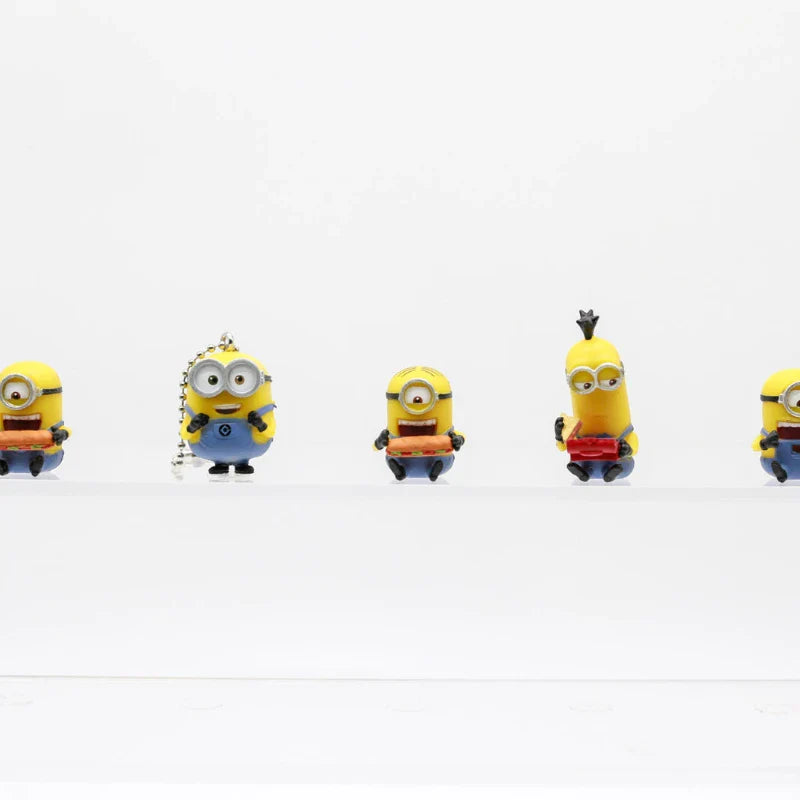Minions Gashapon Capsule Toys – Mini Meal Time Figures & Keychains - Image 2