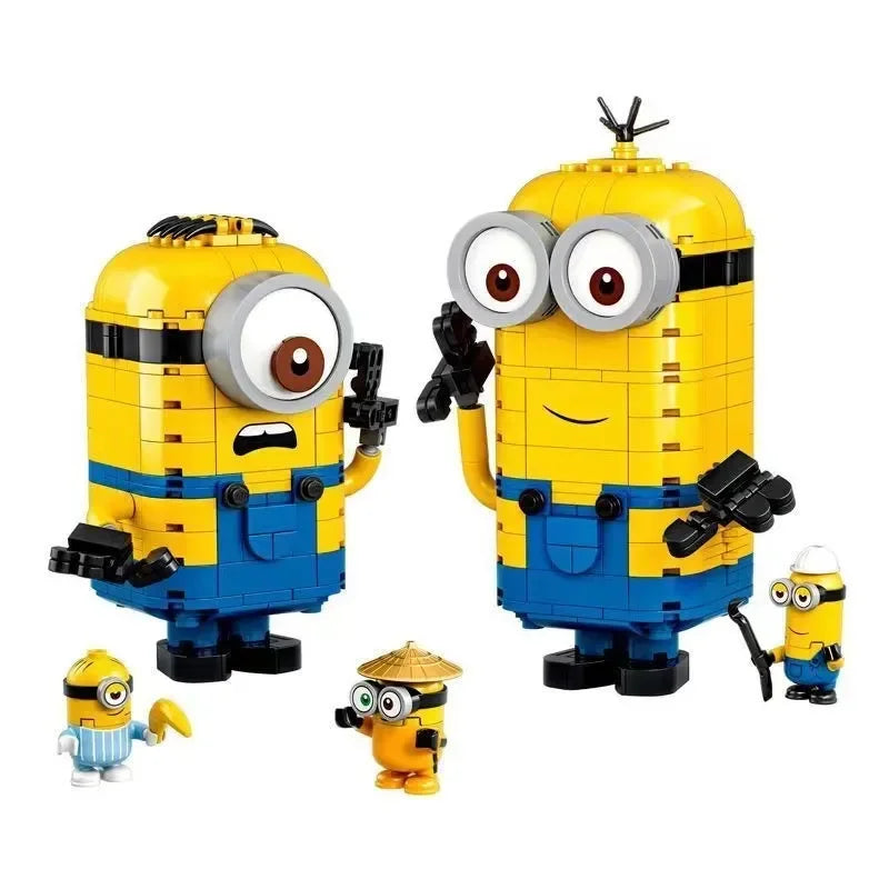 Minions Lab Building Set – 876pcs Puzzle Block Model Kit - Image 7