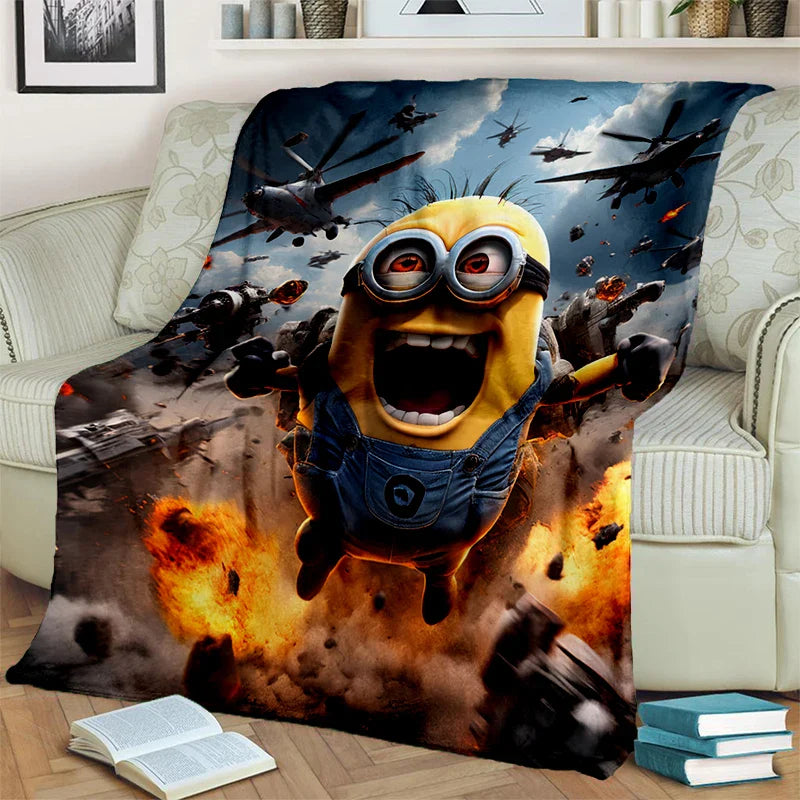 2025 New Cute Minions Flannel Blanket - Image 28