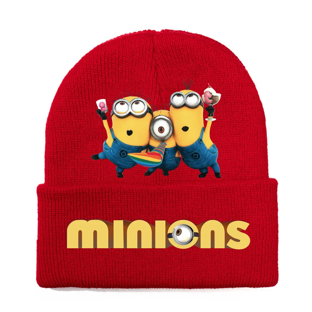 Colorful Minions Woolen Hat – Winter Edition - Image 2