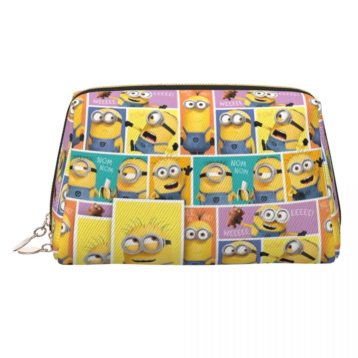 Custom Comic M-Miniones Anime Travel Cosmetic Bag for Women - Image 3