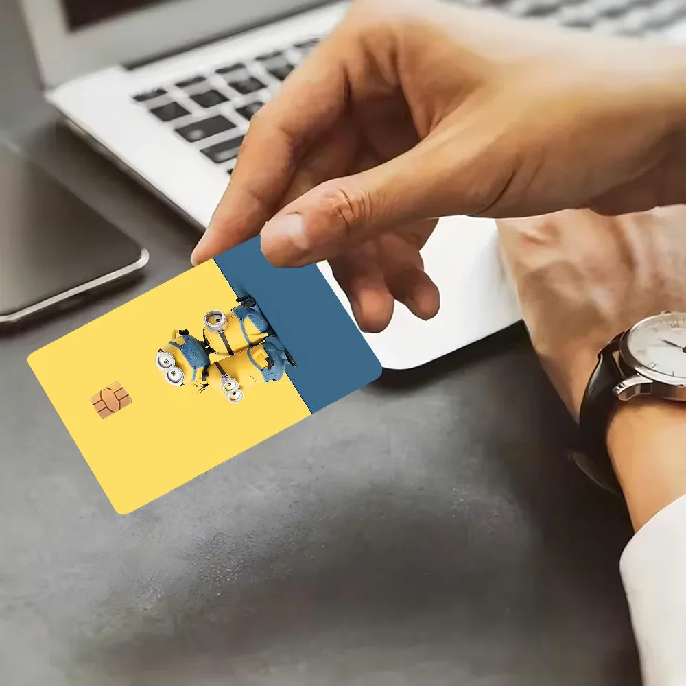 Kawaii M-Minions Cute Anime Fashion Cartoon Sticker for Credit Card - Image 5