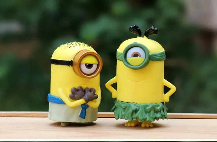 6-8Pcs/Set Kawaii Minions Figurines Toys - Image 13