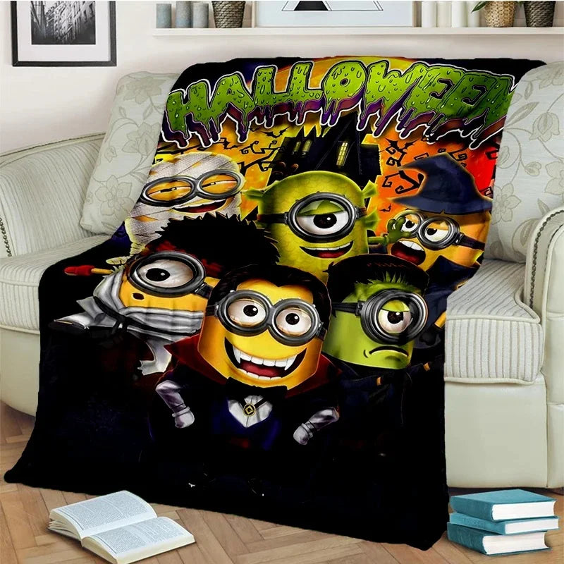 2025 Minions Flannel Blanket – Soft Cartoon Throw for Kids & Home - Image 26