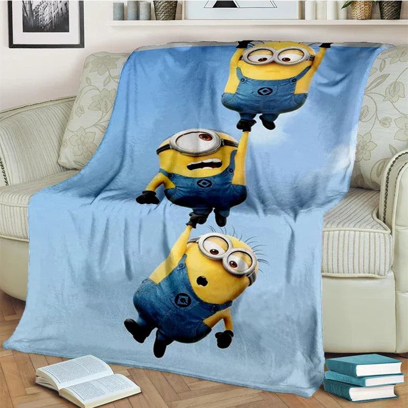 2025 New Cute Minions Flannel Blanket - Image 19