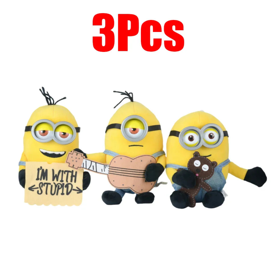 Minions 4 Plush Keychains Kawaii Cartoon Dolls - Image 6