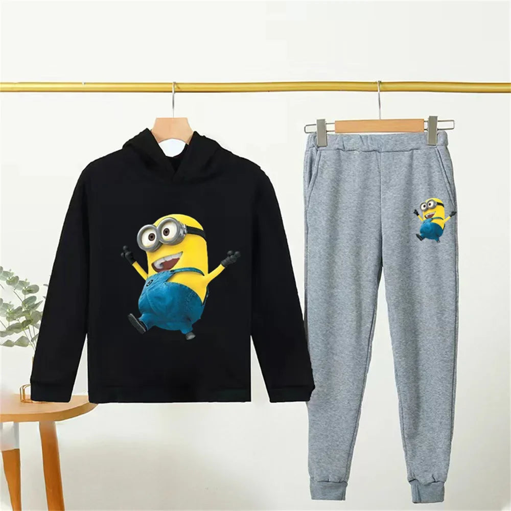 Minions Kids Hoodie Tracksuit Set (Ages 2–14) - Image 17