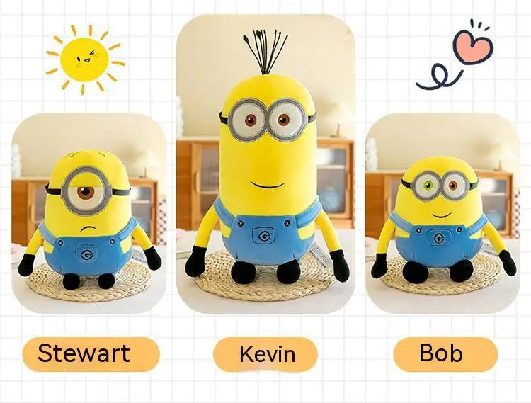 Cute Minions Movie Characters Yellow Plush Toys - Image 28