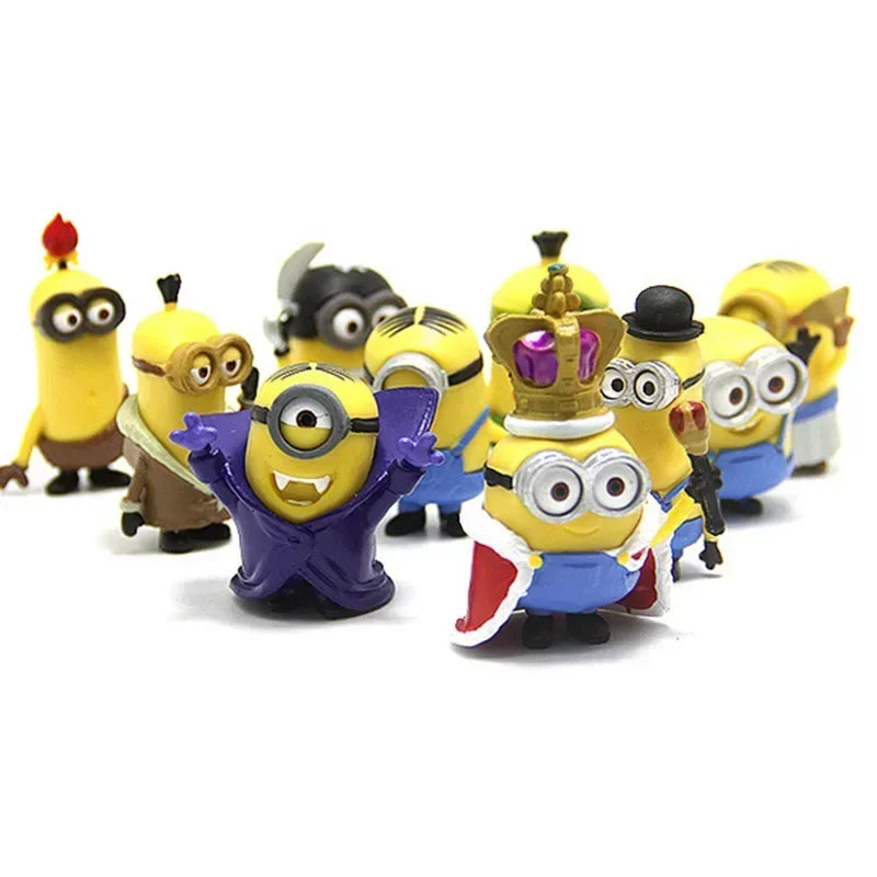 10Pcs/Set Kawaii Minions Figurines Toys - Image 6