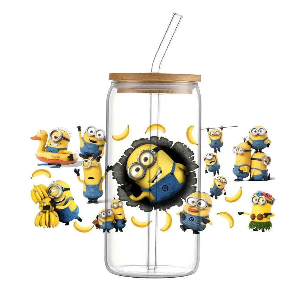 Cartoon Minions Cute Pattern UV DTF Transfer Sticker - Image 14