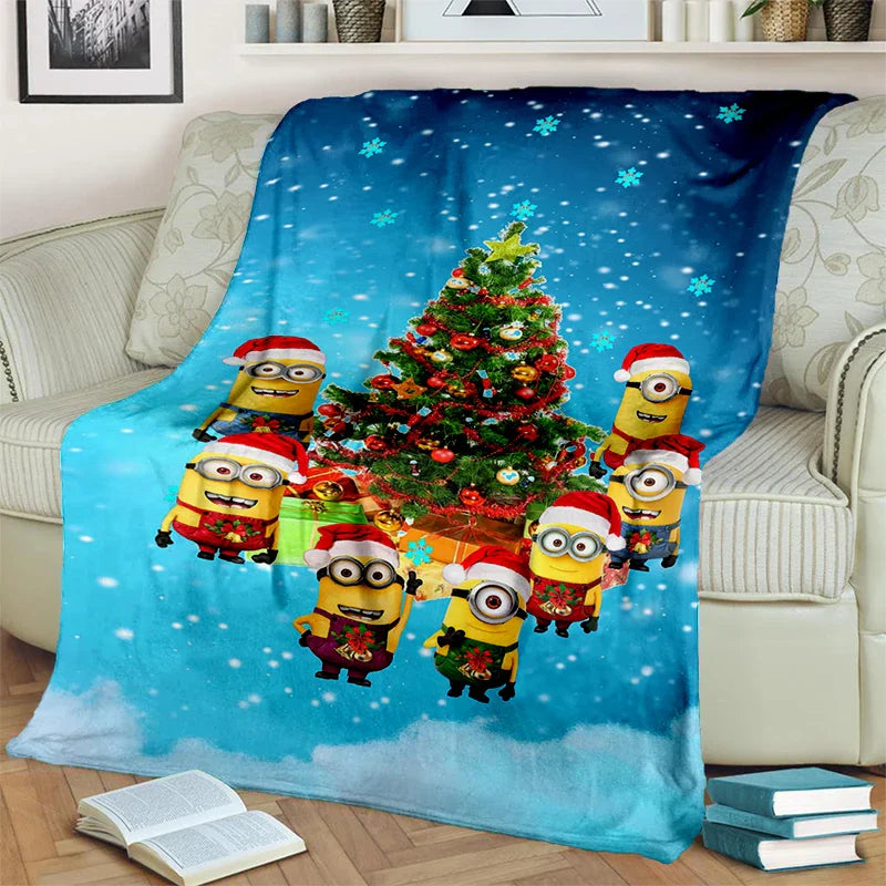 2025 New Cute Minions Flannel Blanket - Image 6