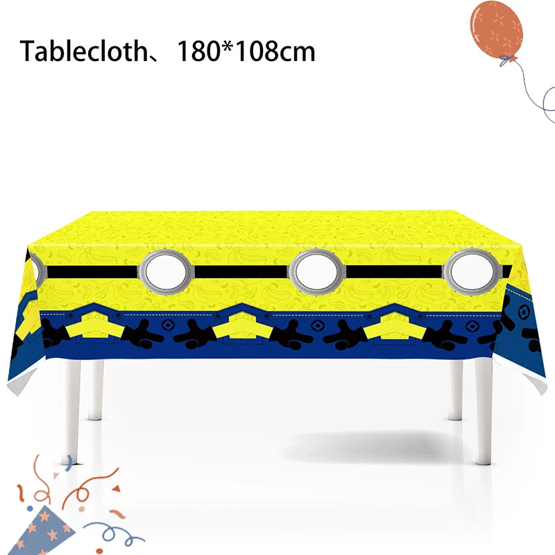 Minions Theme Kid Birthday Party Decoration Supplies - Image 17