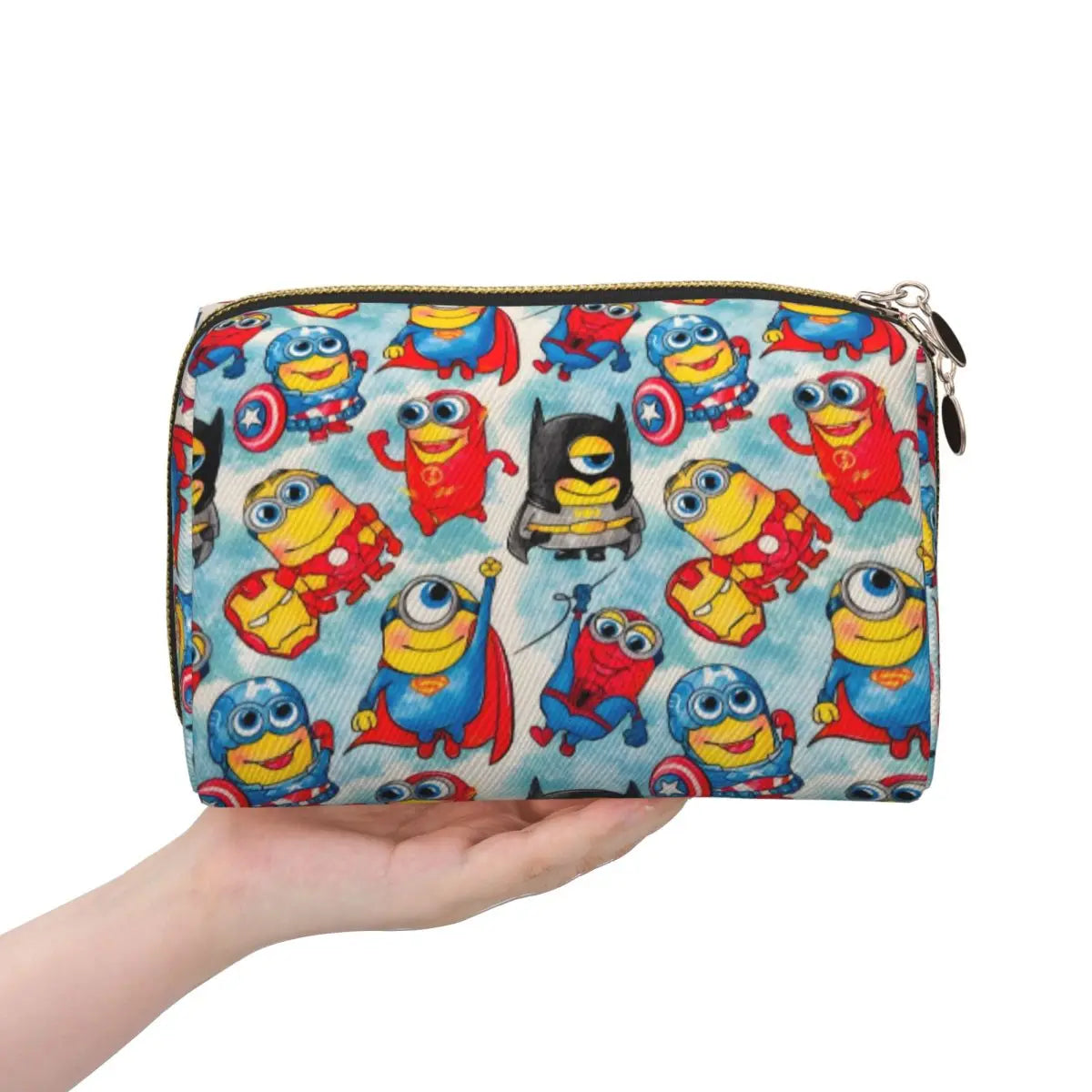 Custom Comic M-Miniones Anime Travel Cosmetic Bag for Women - Image 12