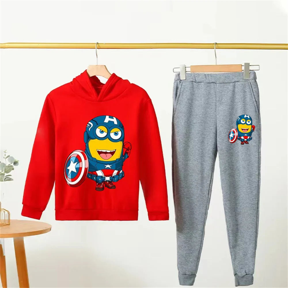 Minions Kids Hoodie Tracksuit Set (Ages 2–14) - Image 20