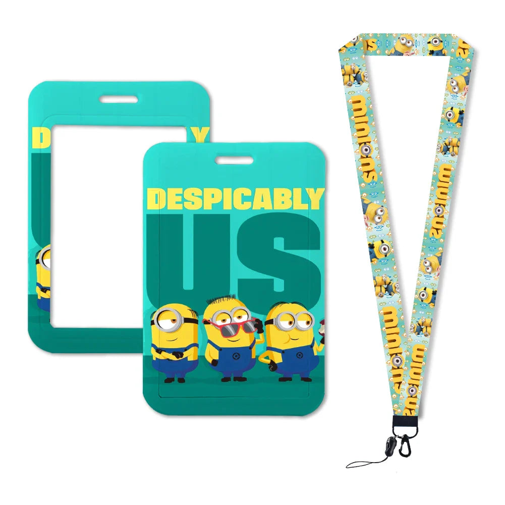 Minions Card Holder Lanyard – Cute Badge Holder for Girls & Students - Image 12