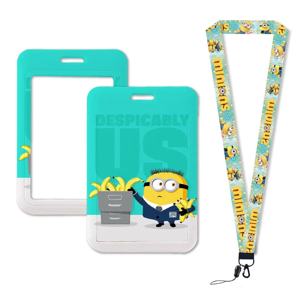 Minions Card Holder Lanyard – Cute Badge Holder for Girls & Students - Image 11