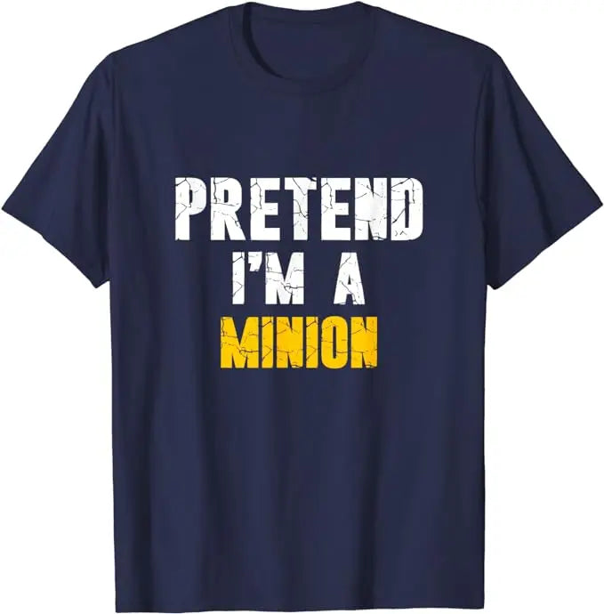 “Pretend I’m a Minion” T-Shirt – Funny Graphic Tee for Holidays & Costumes - Image 7