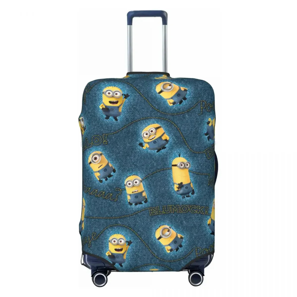 Minions Suitcase Cover – Thickened Dustproof Travel Protector - Image 2