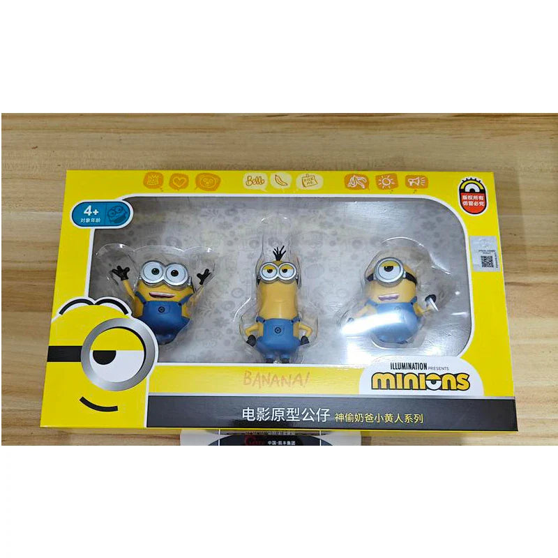 Kawaii Minions 3D Eye Figurines – Classic Action Toys for Kids - Image 3