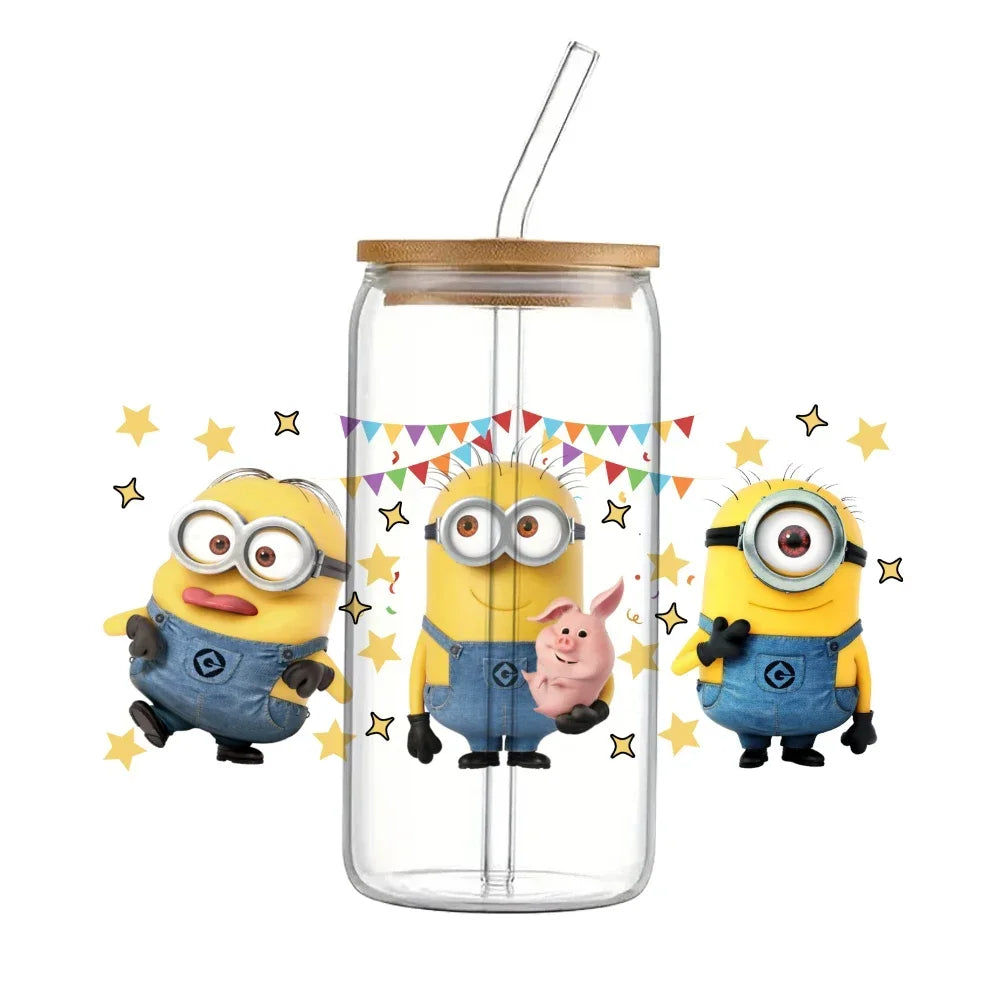Cartoon Minions Cute Pattern UV DTF Transfer Sticker - Image 7