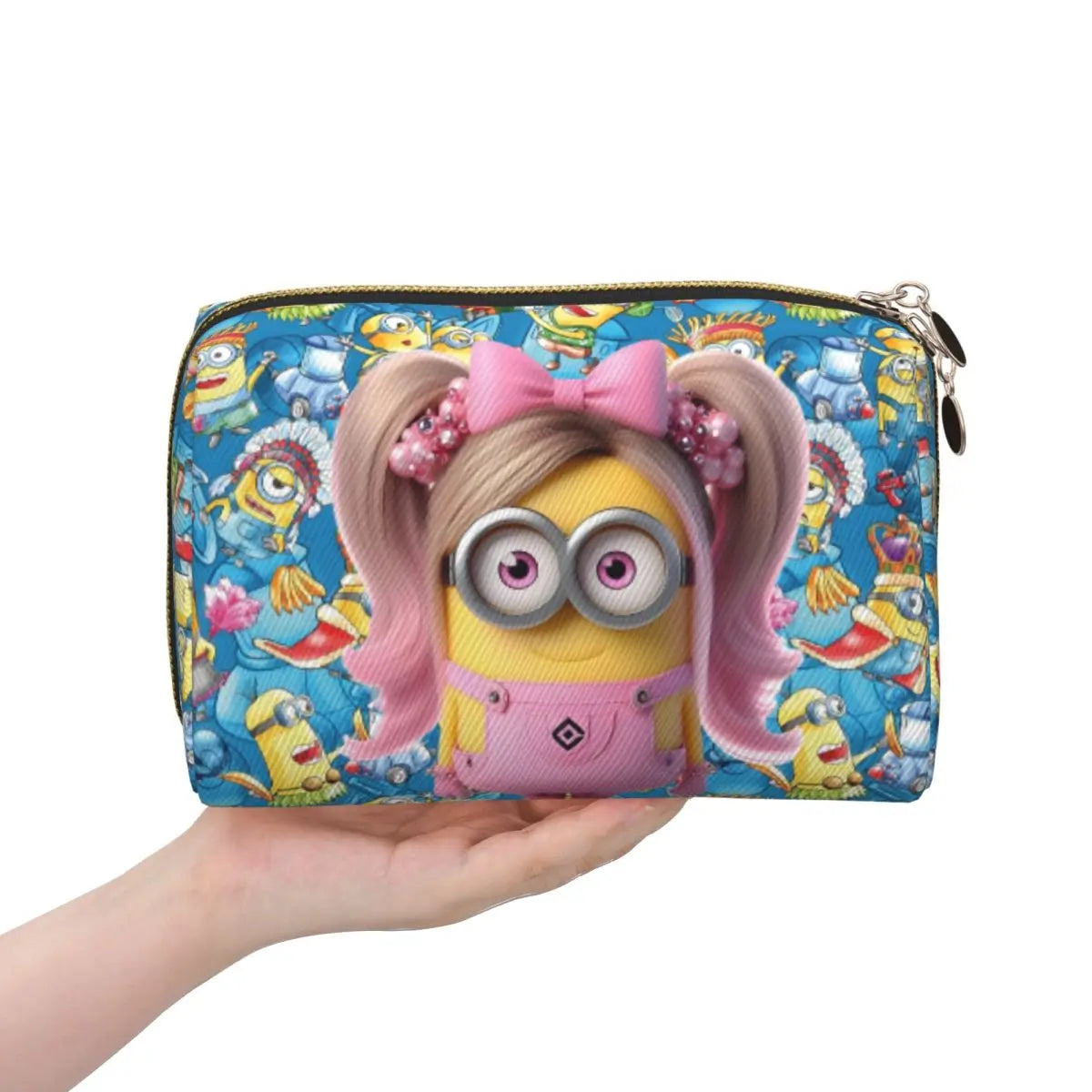 Custom Kawaii M-Miniones Classical Cartoon Cute Travel Toiletry Bag for Women - Image 16