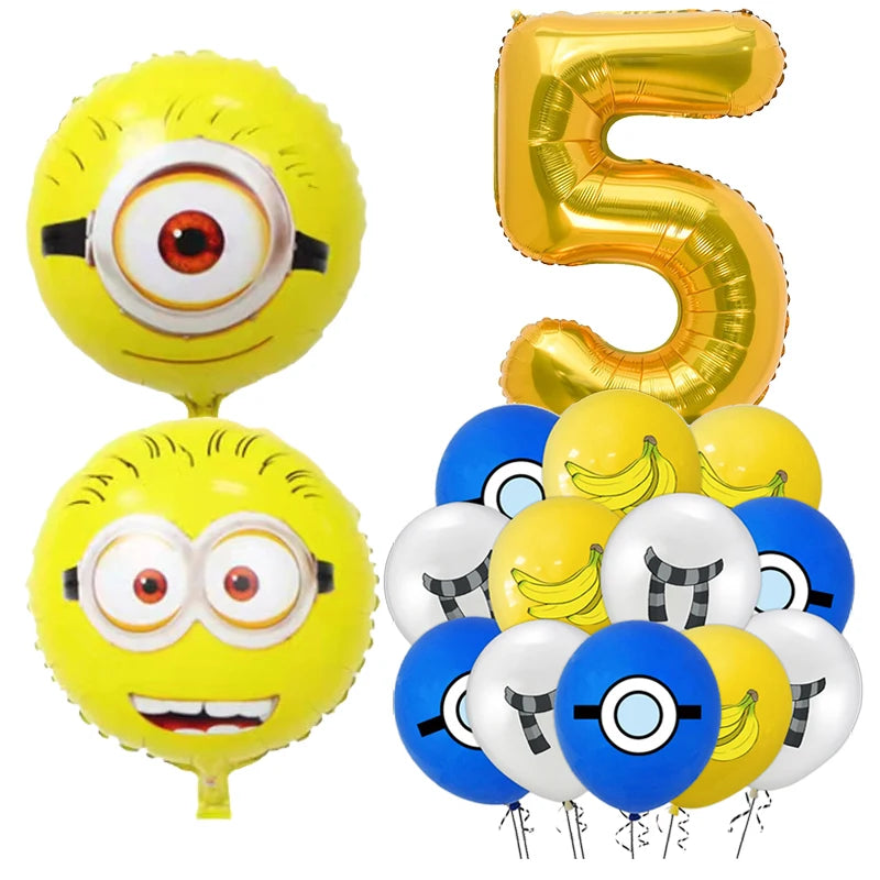 Minions Theme Kid Birthday Party Decoration Supplies - Image 13