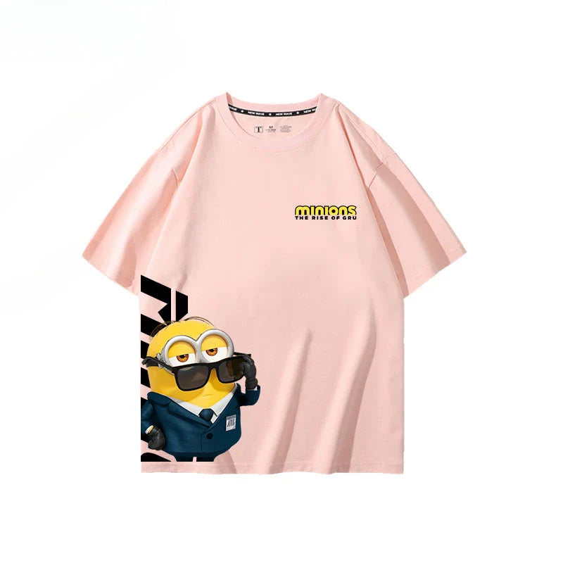 Minions Sunglasses T-Shirt – Despicable Me 4 Co-Branded Cotton Tee - Image 5