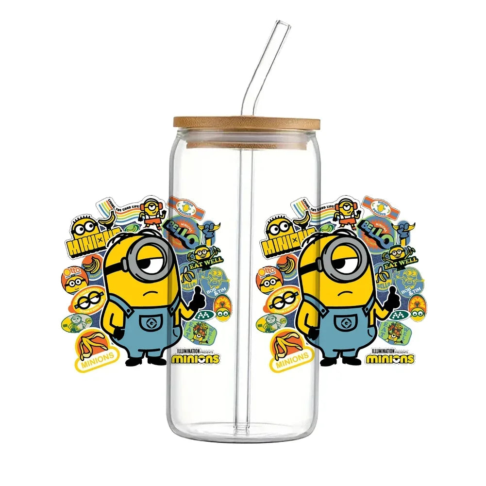 Cartoon Minions Cute Pattern UV DTF Transfer Sticker - Image 4