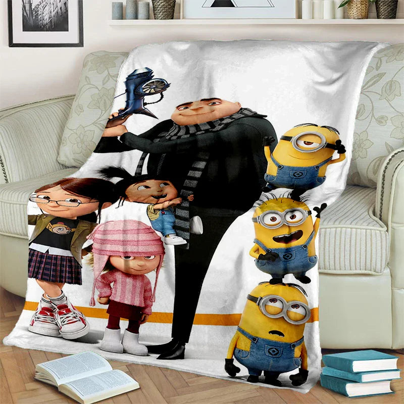 2025 New Cute Minions Flannel Blanket - Image 22
