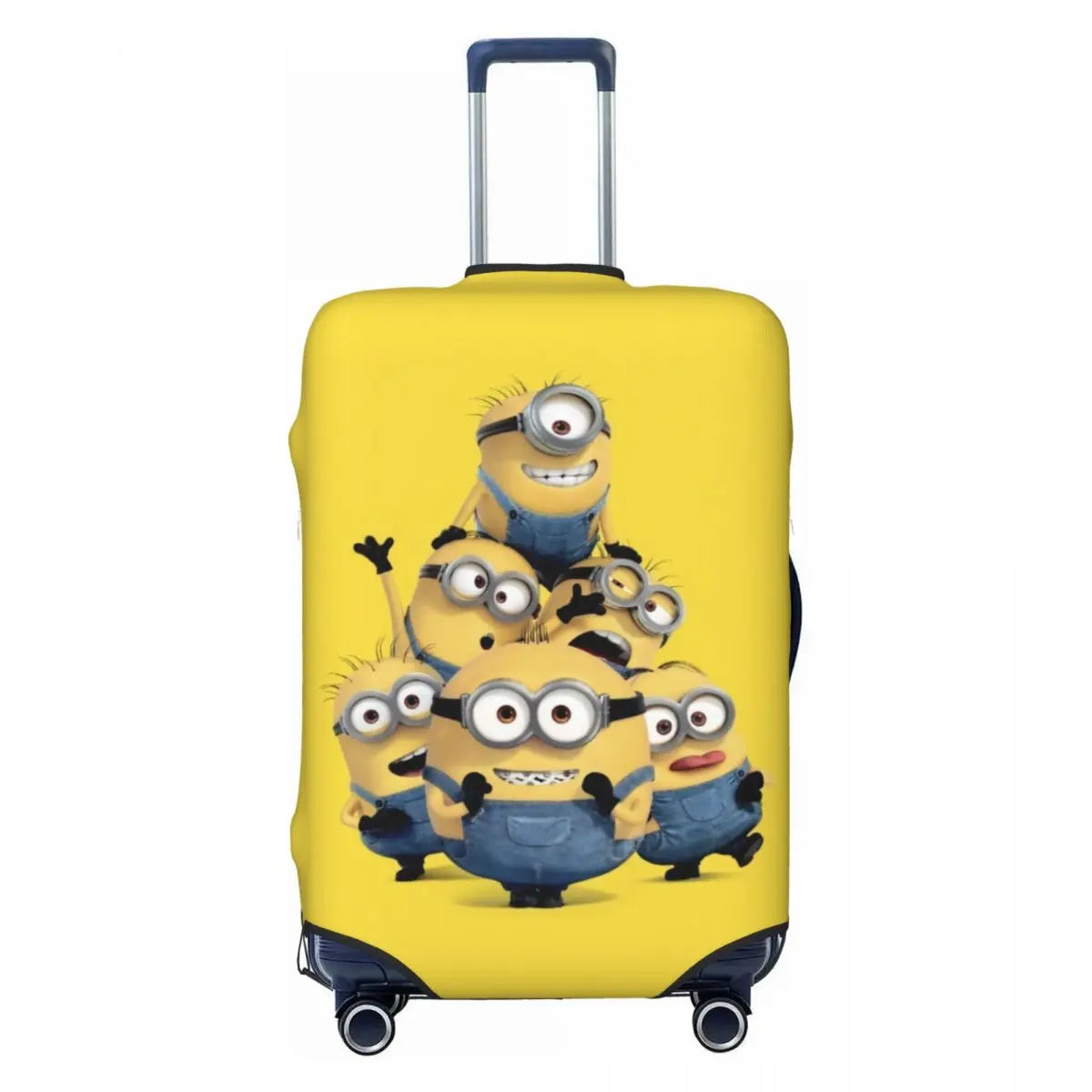 Custom Minions Luggage Cover – Washable Travel Suitcase Protector - Image 6