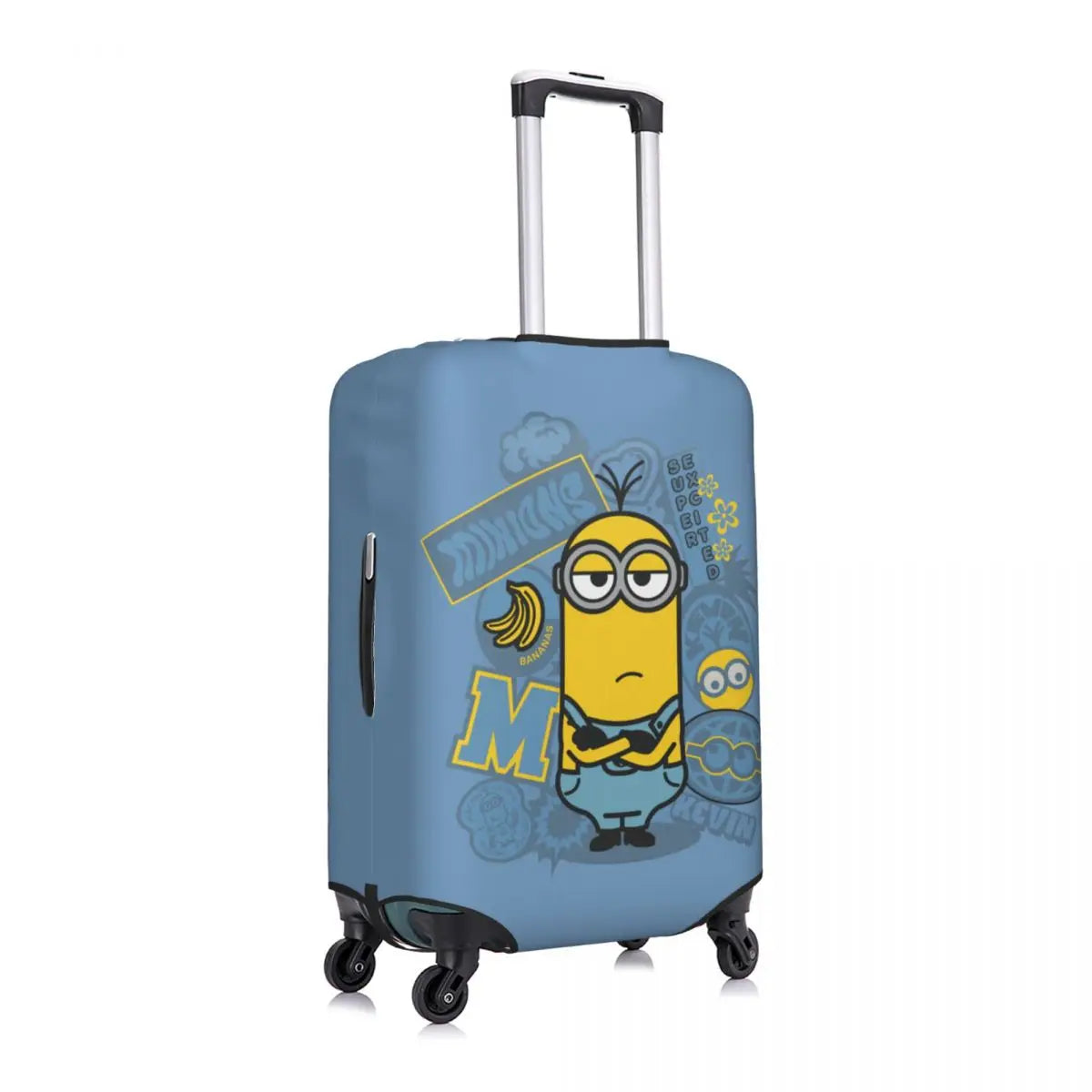 Custom Minions Luggage Cover – Washable Travel Suitcase Protector - Image 12
