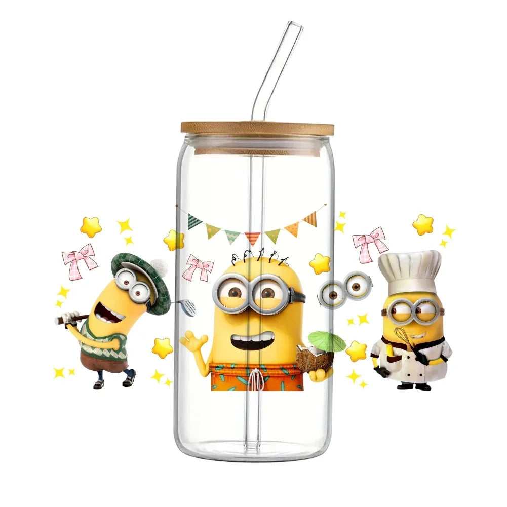 Cartoon Minions Cute Pattern UV DTF Transfer Sticker - Image 27