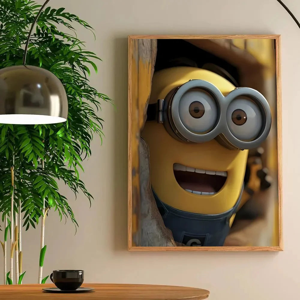 1pc Anime M-Minions Poster Self-Adhesive Art Sticker - Image 15