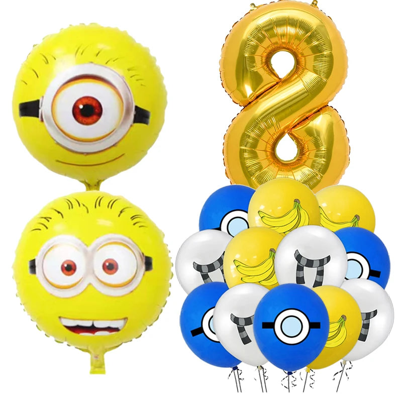 Minions Theme Kid Birthday Party Decoration Supplies - Image 11