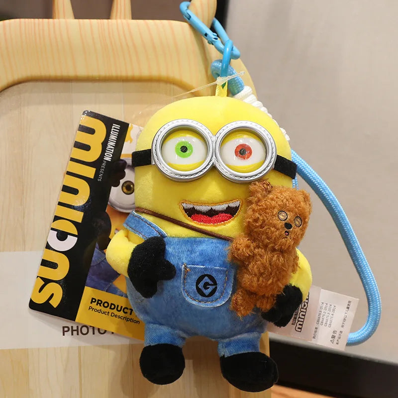 21cm Minions Despicable Me Plush Keychain - Image 10