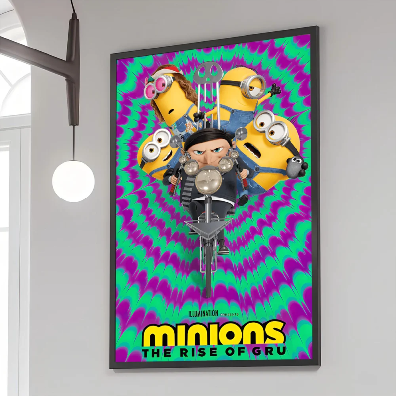 1PC Minions 2 Retro Poster - Image 4