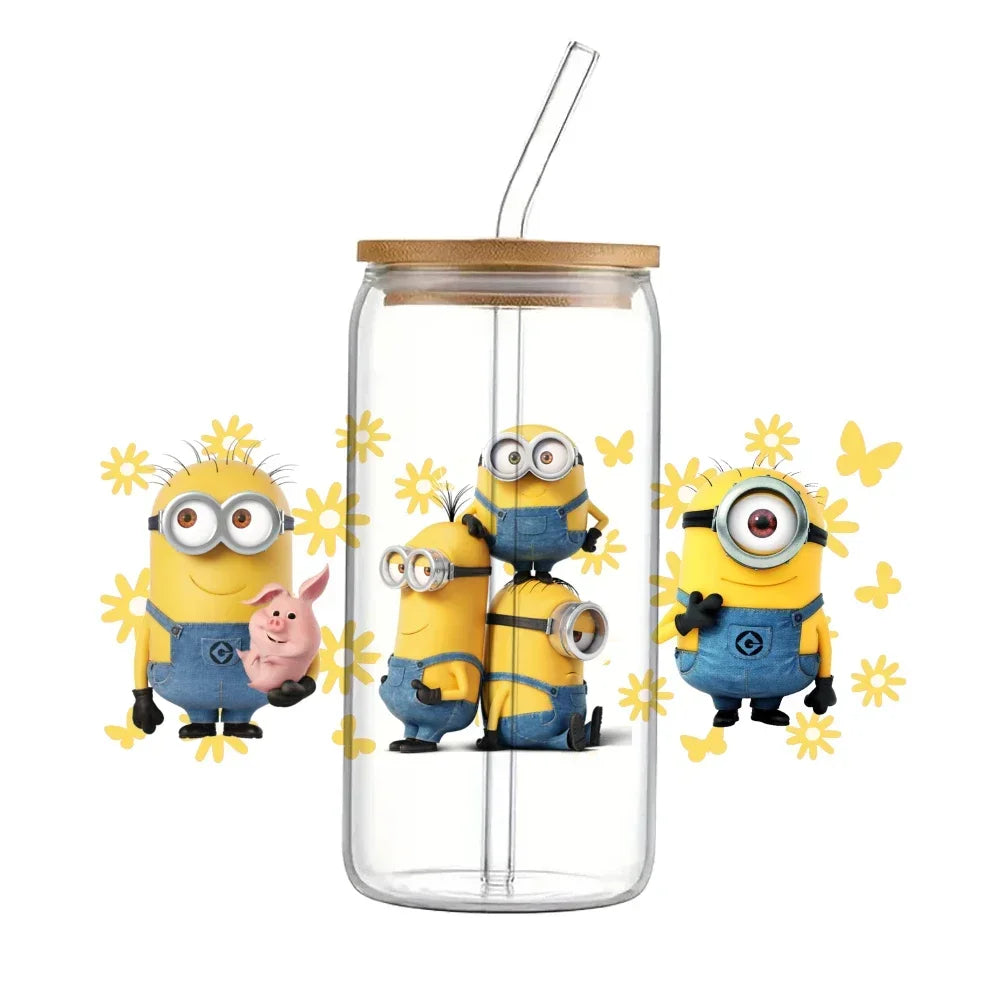 Cartoon Minions Cute Pattern UV DTF Transfer Sticker - Image 2
