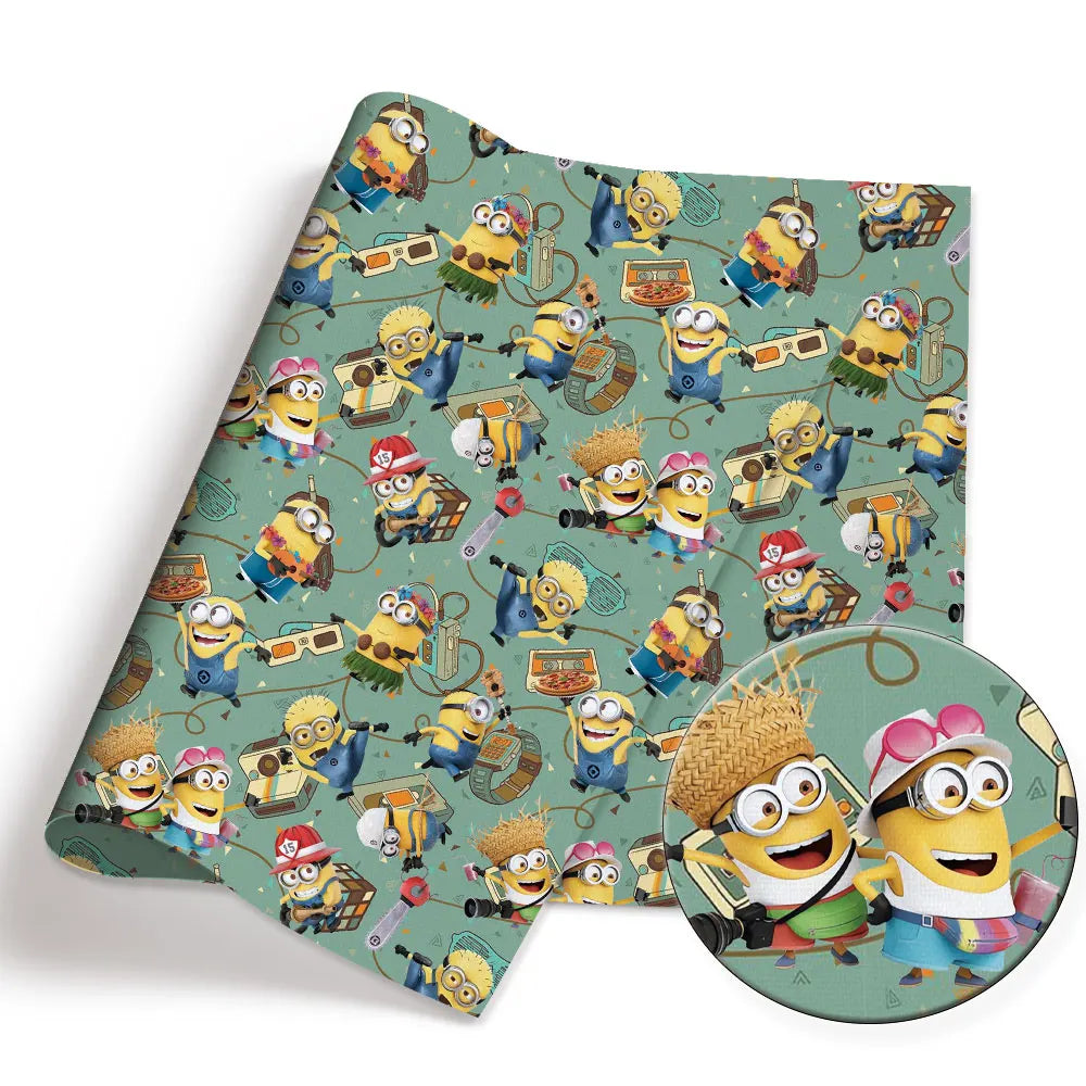Minions Cotton Fabric – Cartoon Textile for DIY Sewing & Crafts - Image 10