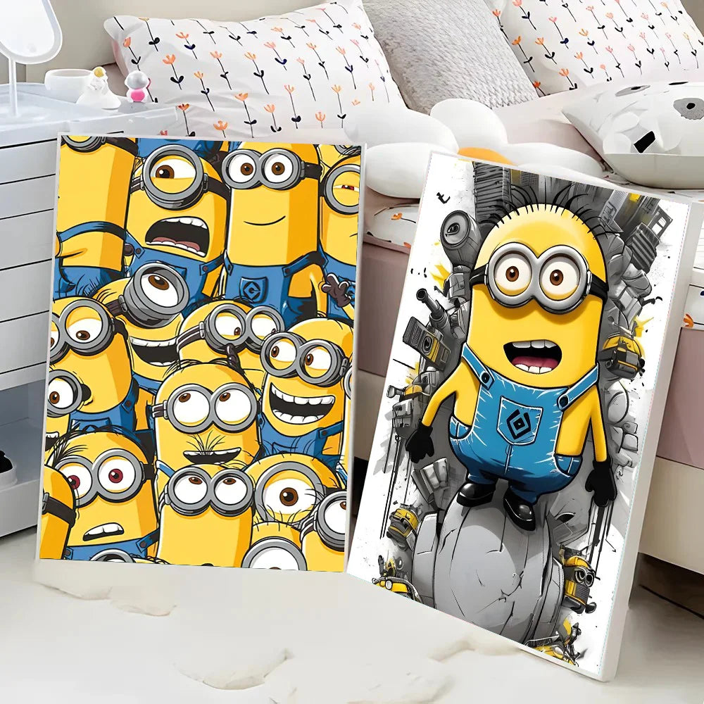 1pc Anime M-Minions Poster Self-Adhesive Art Sticker - Image 9