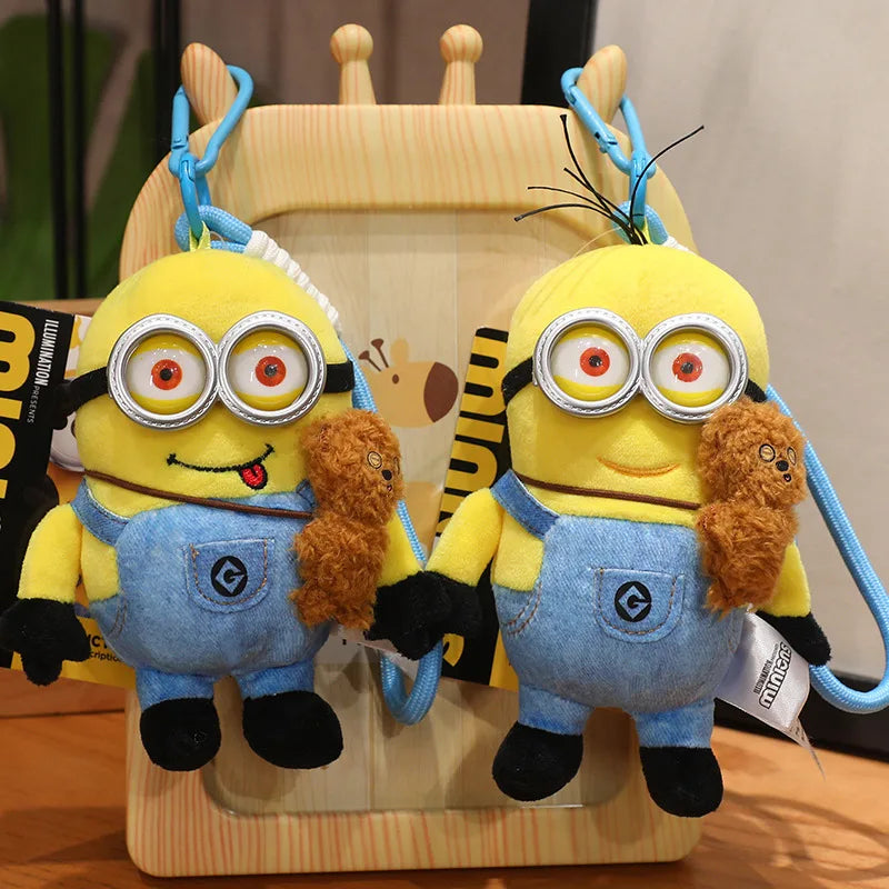 21cm Minions Despicable Me Plush Keychain - Image 5