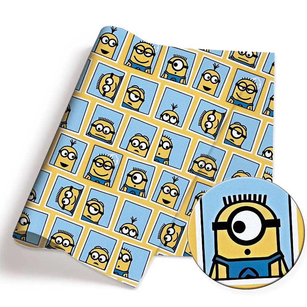 Minions Cotton Fabric – Cartoon Textile for DIY Sewing & Crafts - Image 6