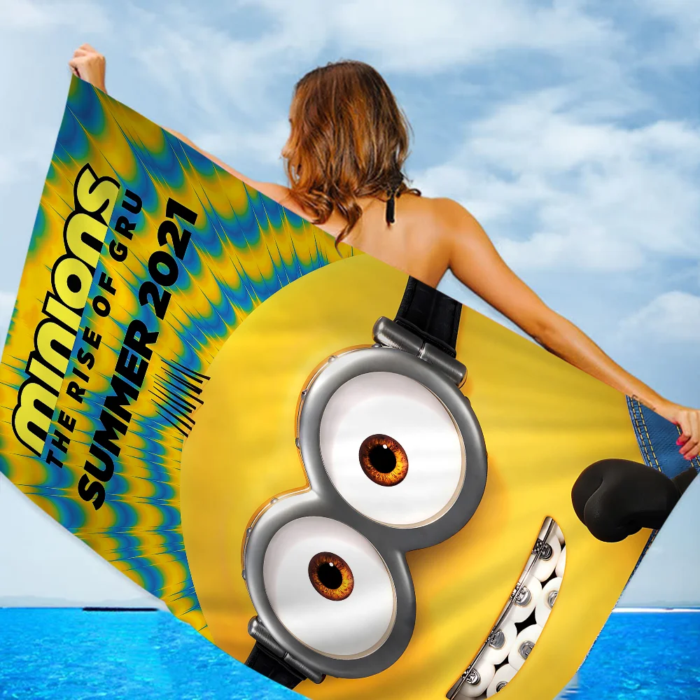 Cartoon Minions Microfiber Beach Towels - Quick Dry Towel - Image 18