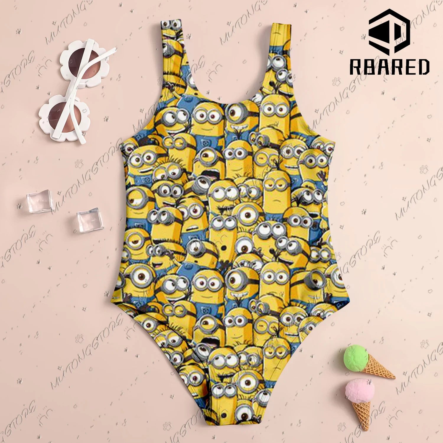 Miniso Minions One-Piece Swimsuit – Girls’ Summer Edition - Image 5